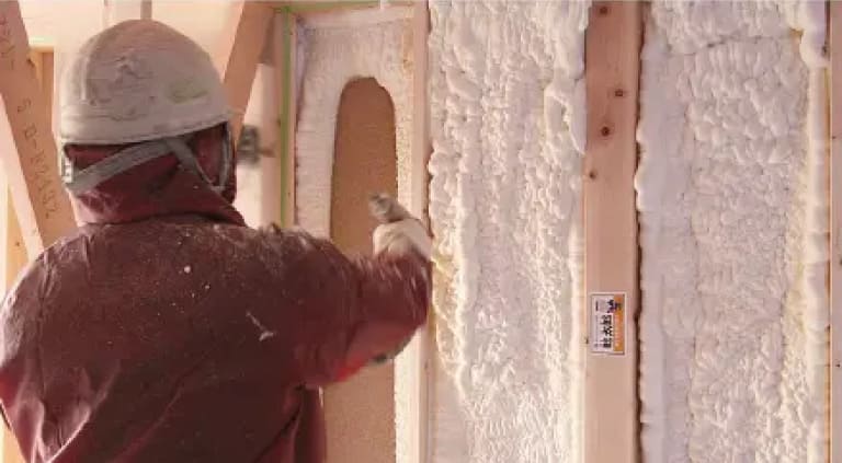 発泡ウレタン吹付断熱