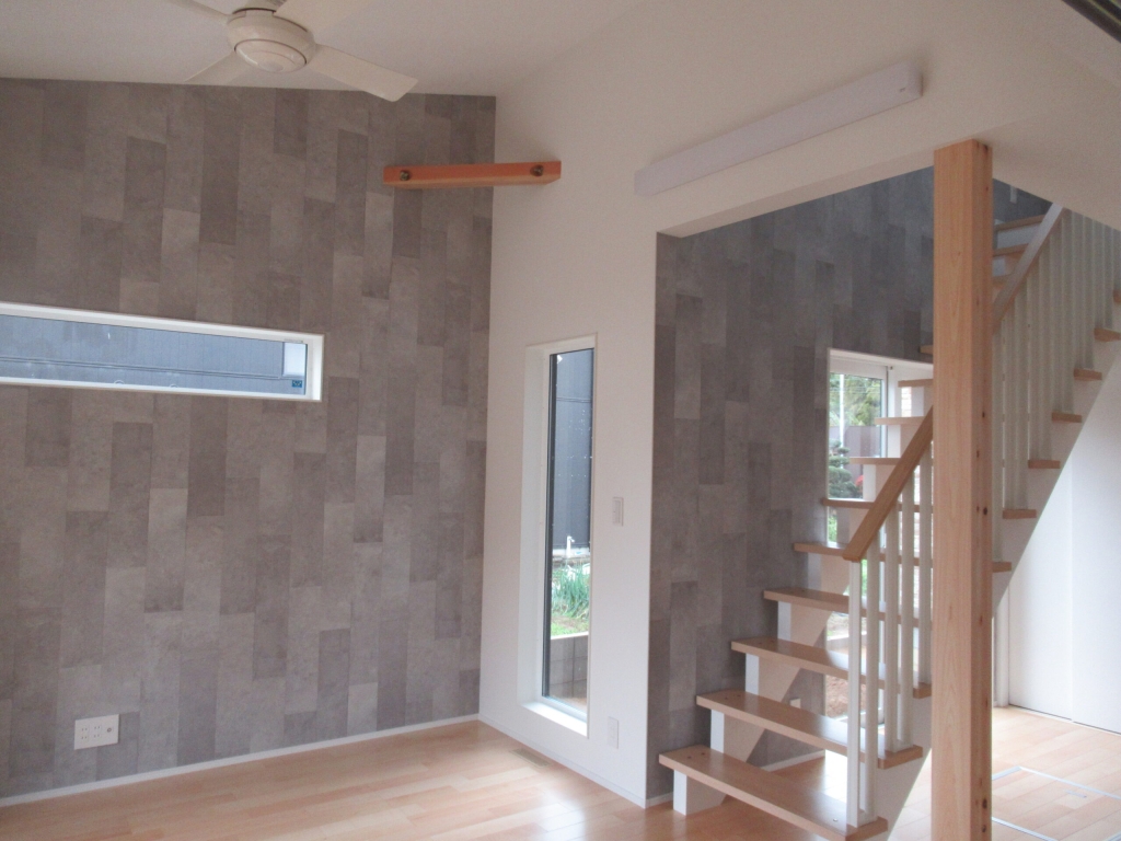 勾配天井とリビング階段で開放感のある家|大黒建設｜いつまでも安心して暮らせる住まいを